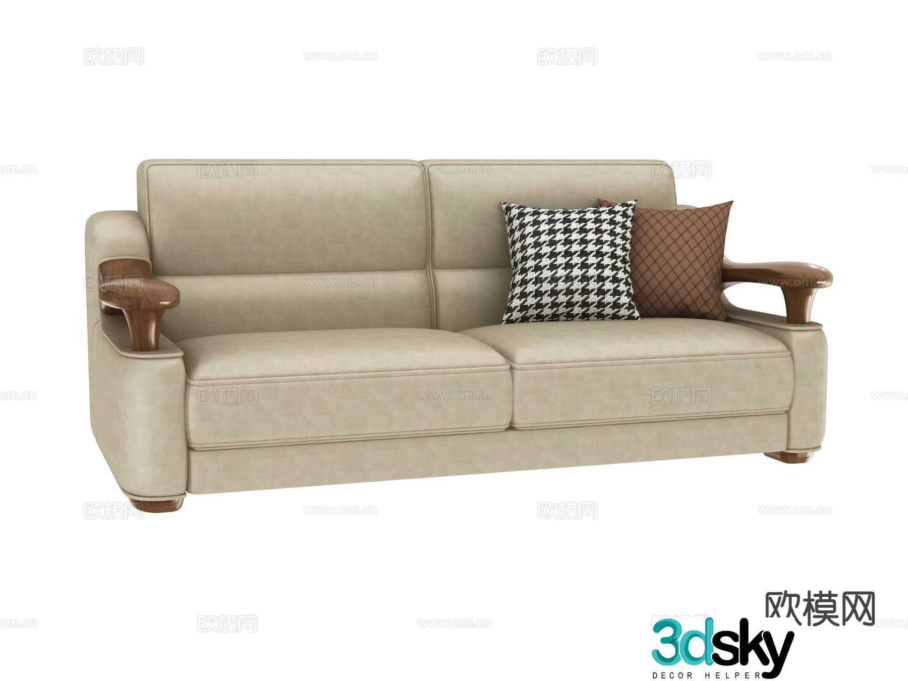 Modern love sofa 3d model