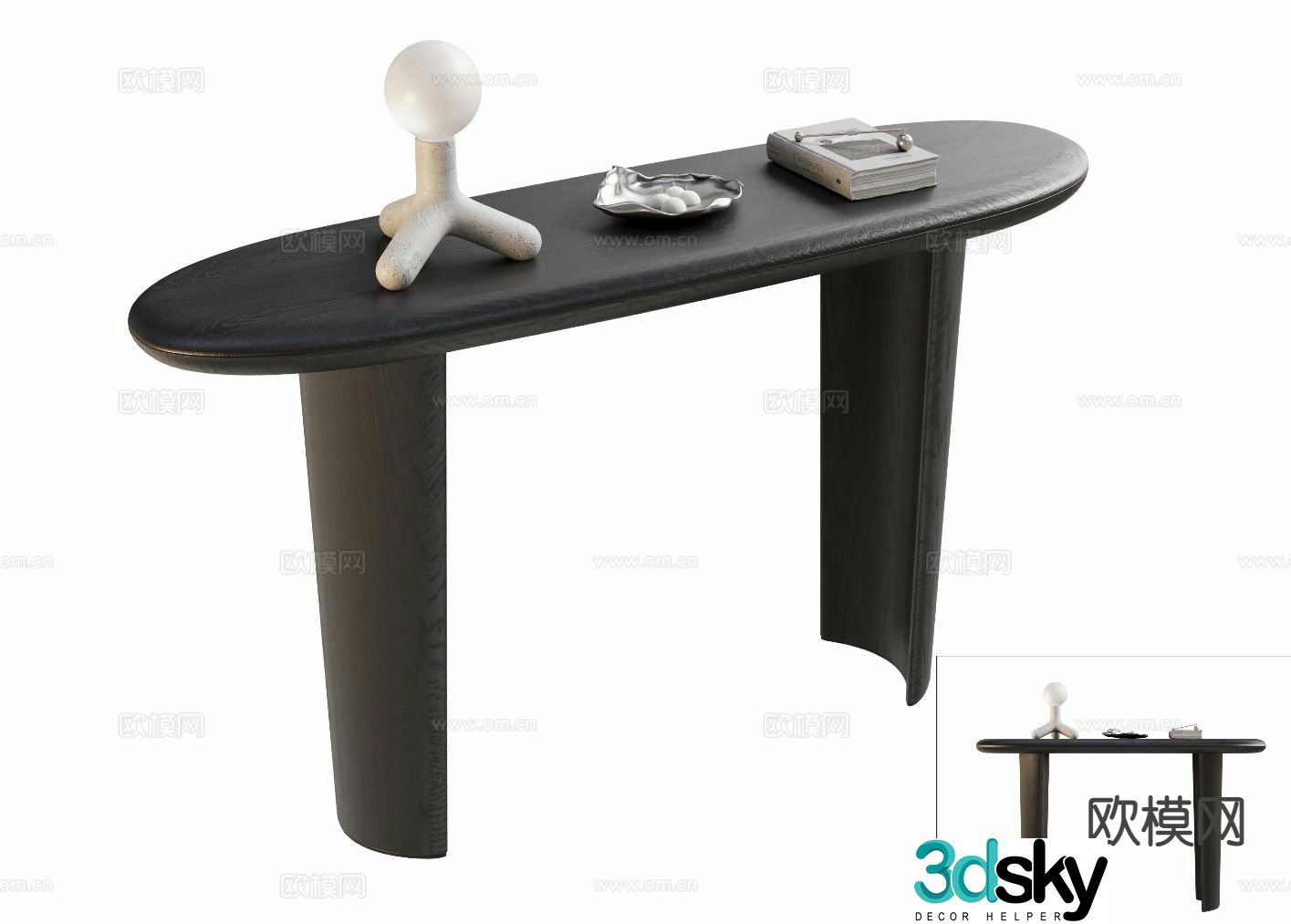 Modern bar case Duanjingdai 3D model