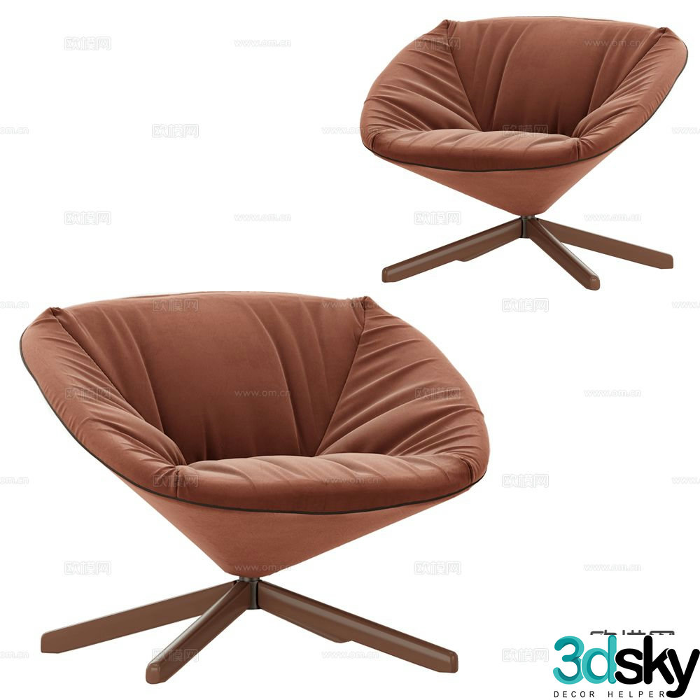 Sancal Italian lounge chair 3d model