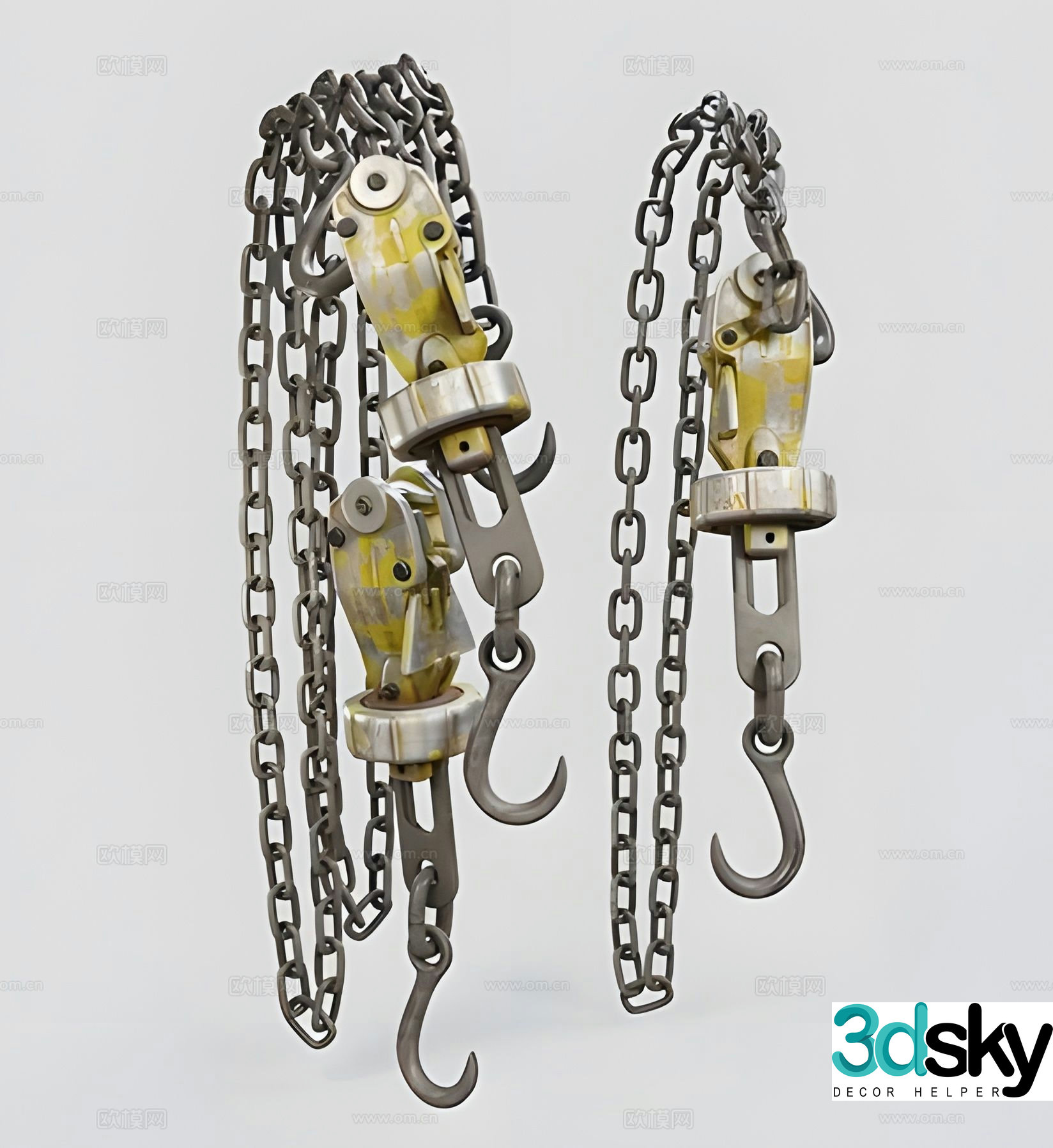 chain 3d model