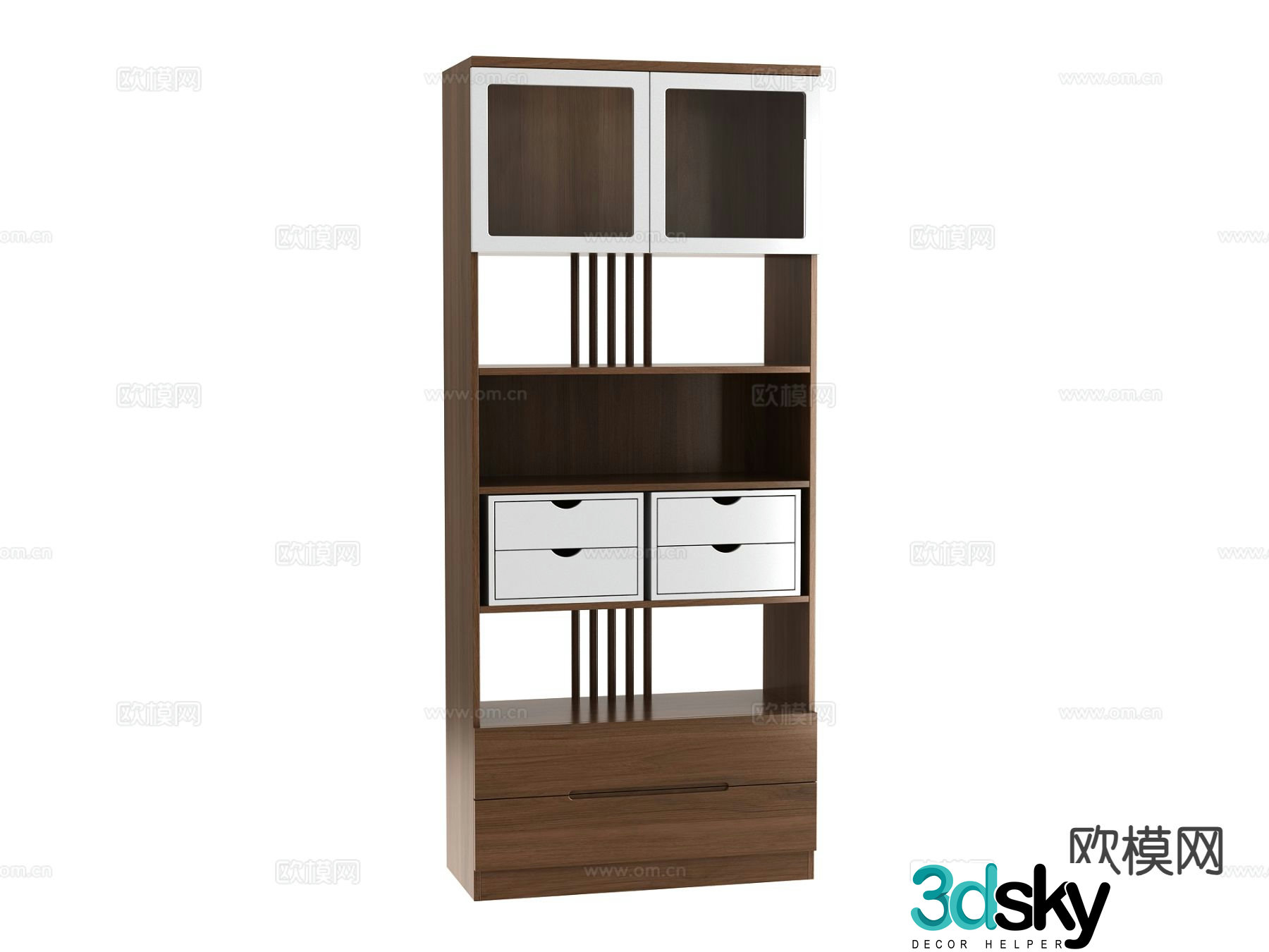 Bookcase 3d model