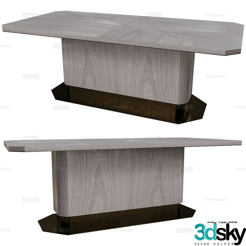 CPRN Italian dining table dining table 3d model
