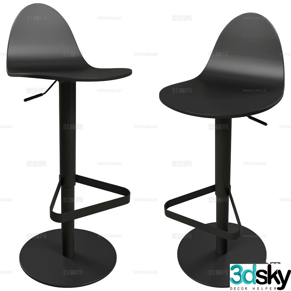CANCIO bar stool bar stool high stool 3d model