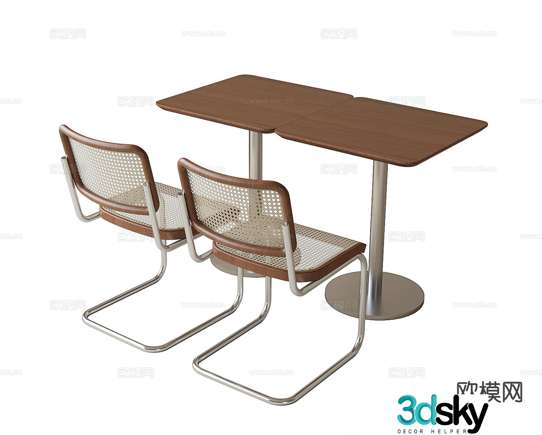 Leisure tables and chairs Negotiation tables and chairs 3d model