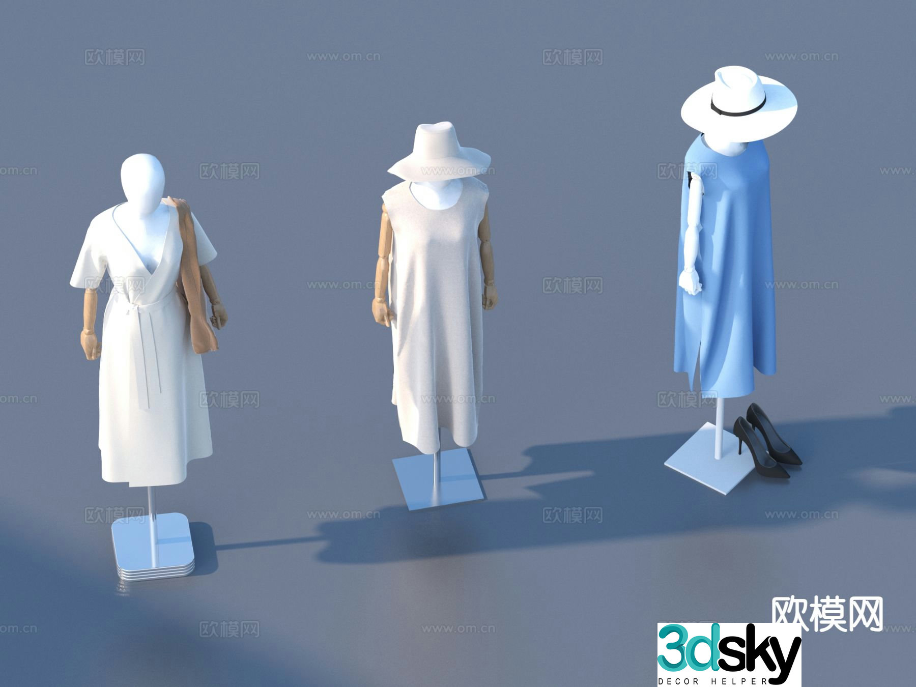 women’s clothing clothing model 3d model