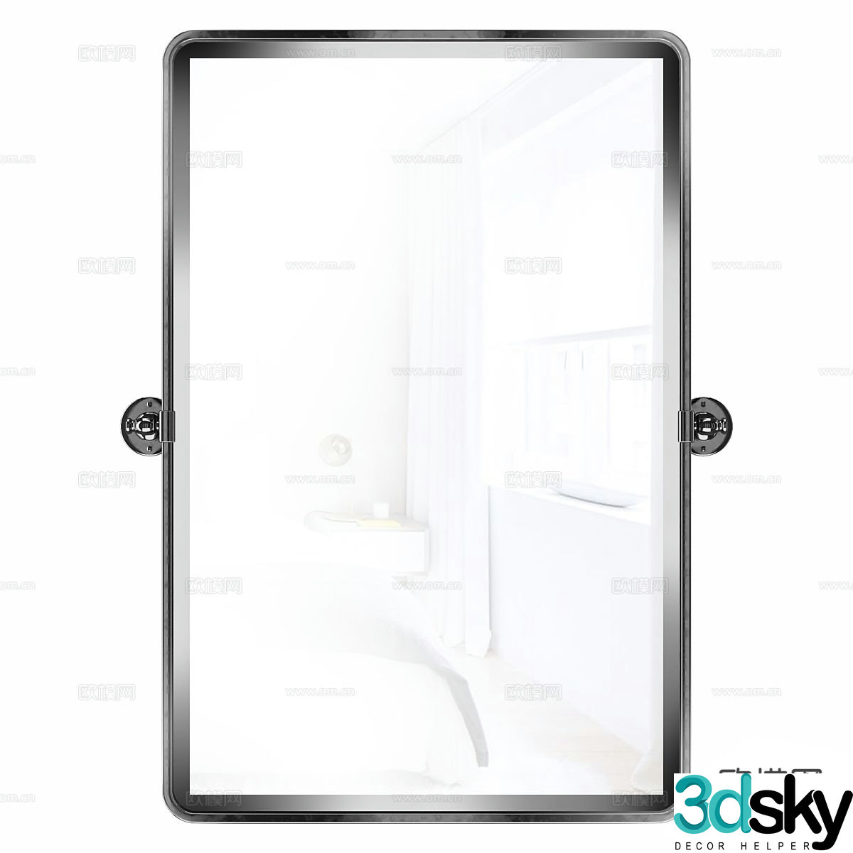 Mirror decorative mirror 3d model