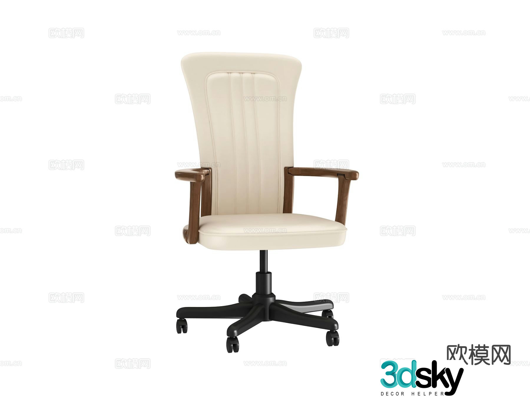 Modern office chair boss chair swivel chair 3d model