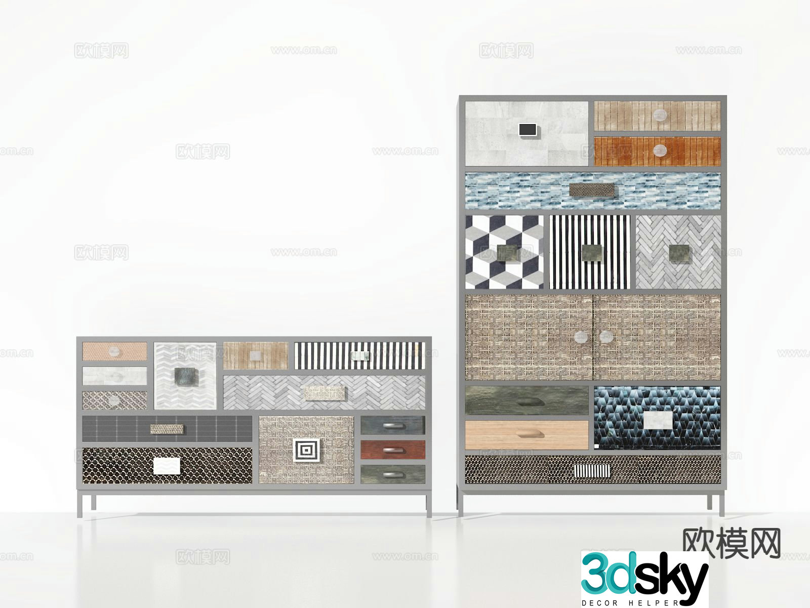 Decorative cabinet 3d model