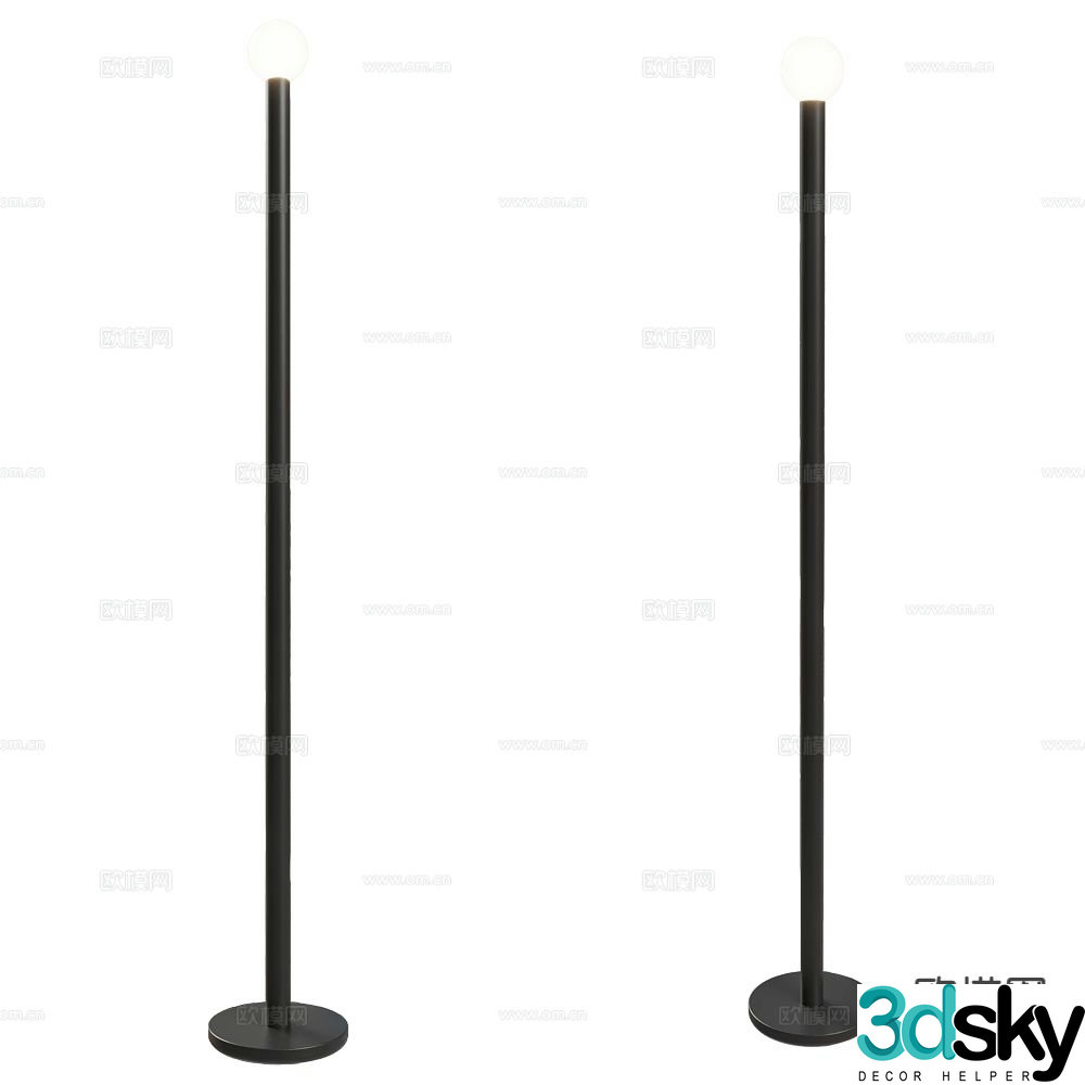 Antoniolupi floor lamp 3d model