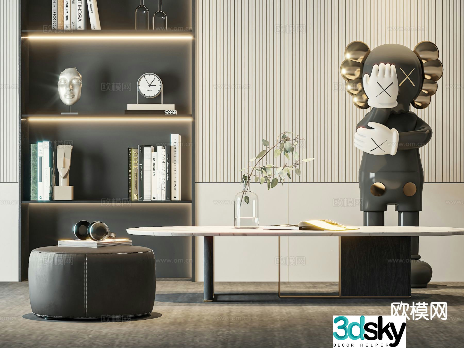 Modern coffee table 3d model