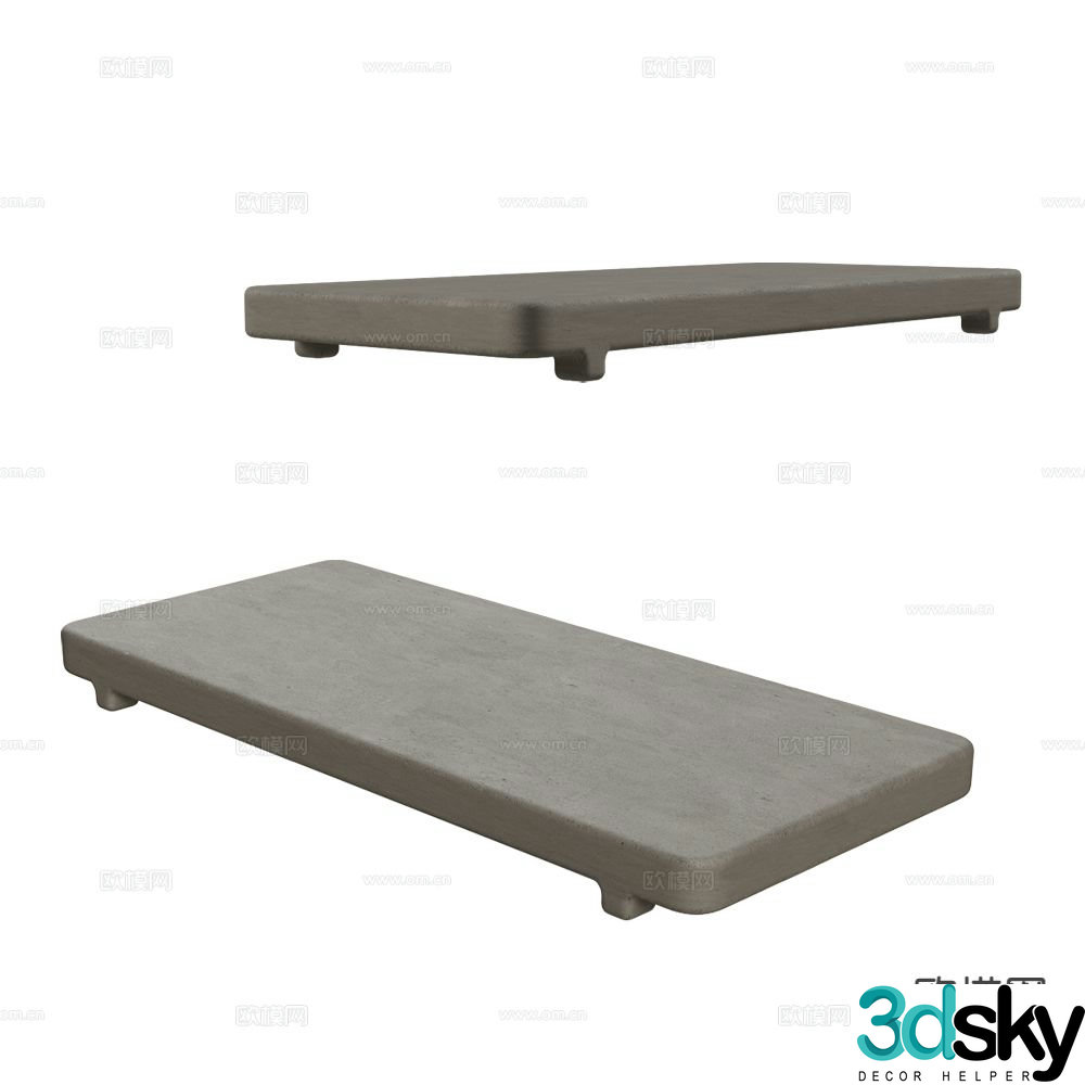 BAXTER modern coffee table 3d model