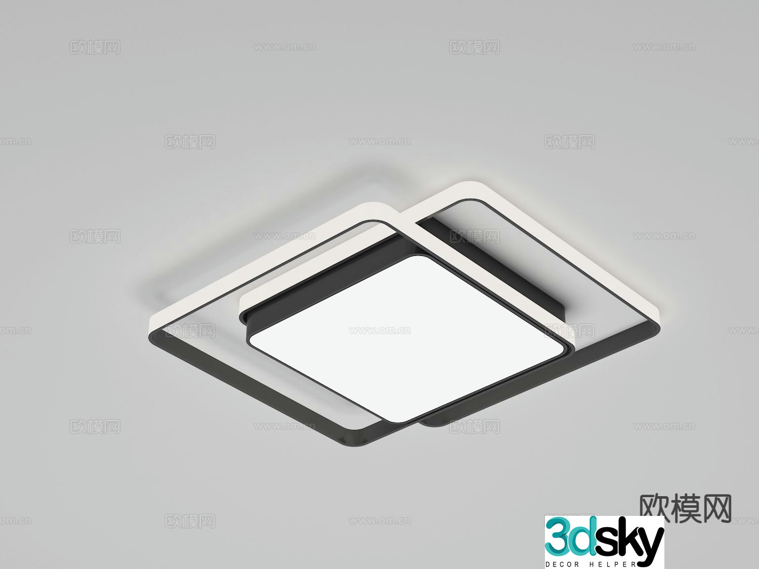 Modern ceiling lamp 3d model