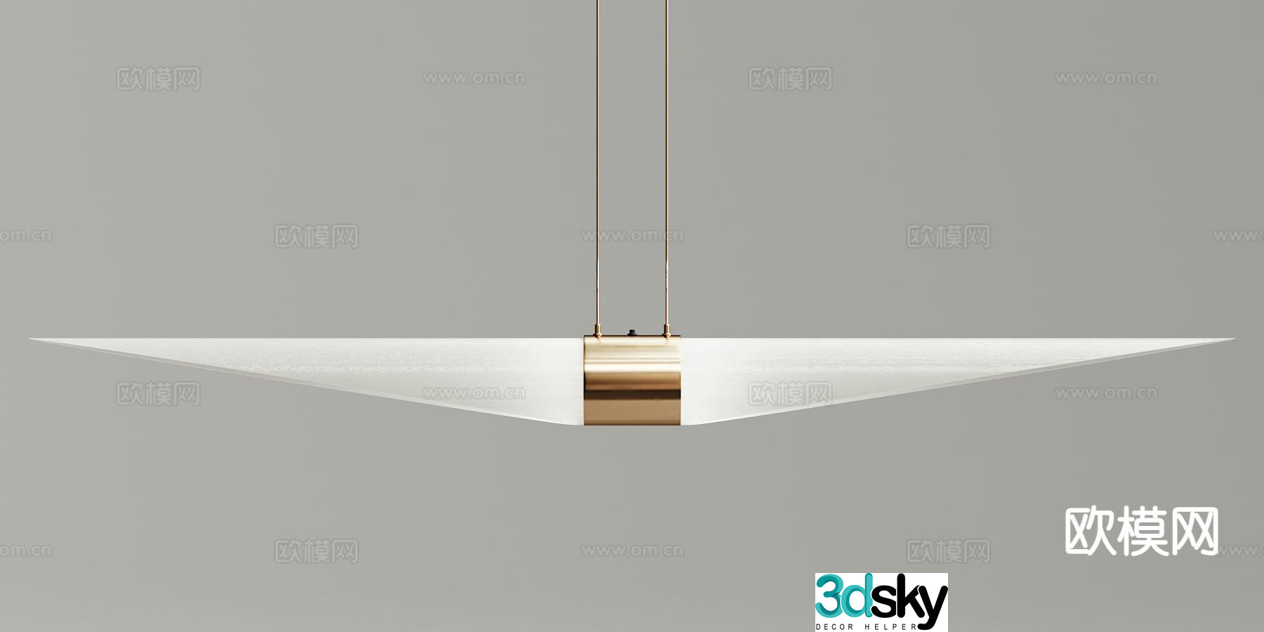 modern chandelier 3d model