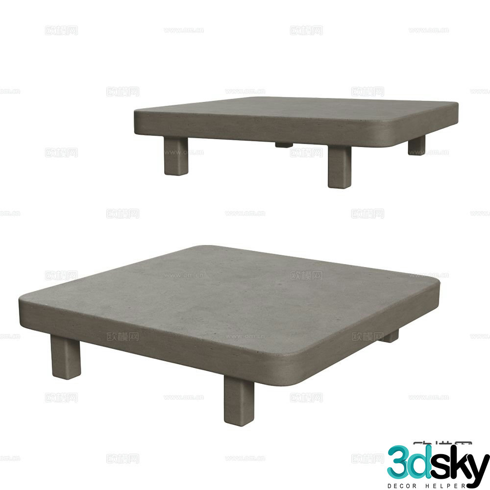 BAXTER coffee table 3d model