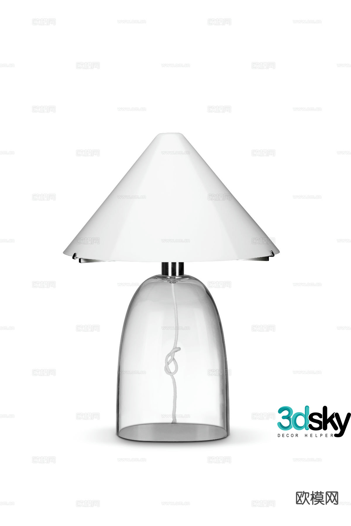 Morgan Cloud series surface light table lamp 3D model