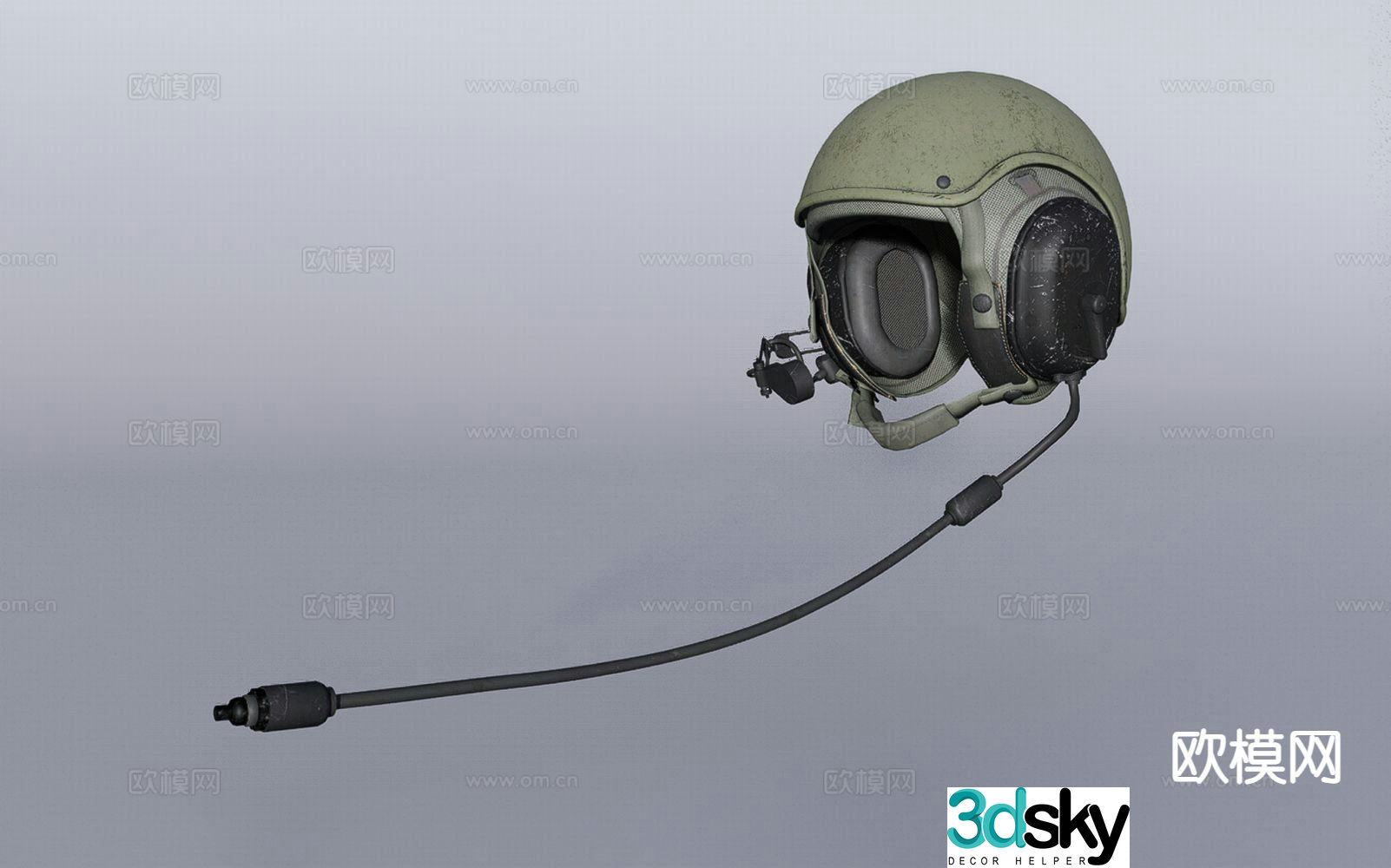 Helmet flight helmet 3d model