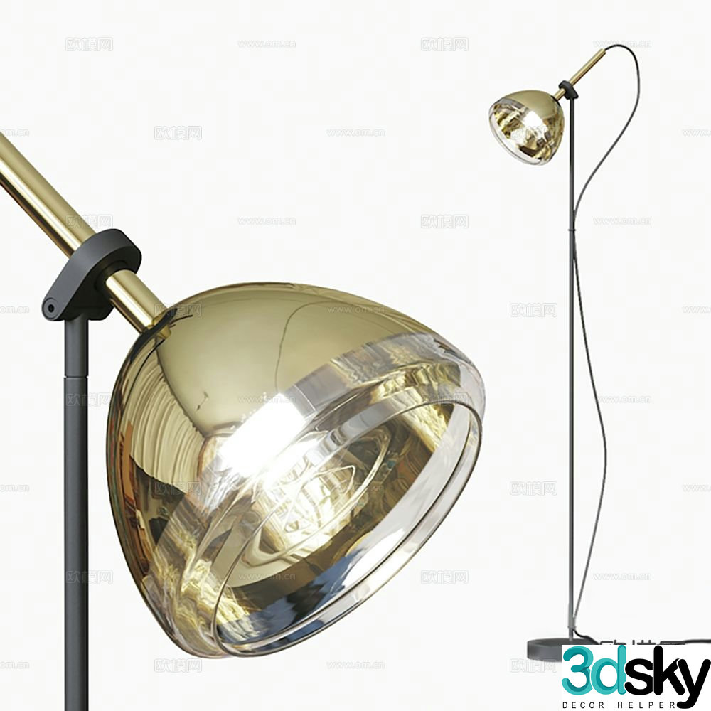 Floor lamp art lamp 3d model