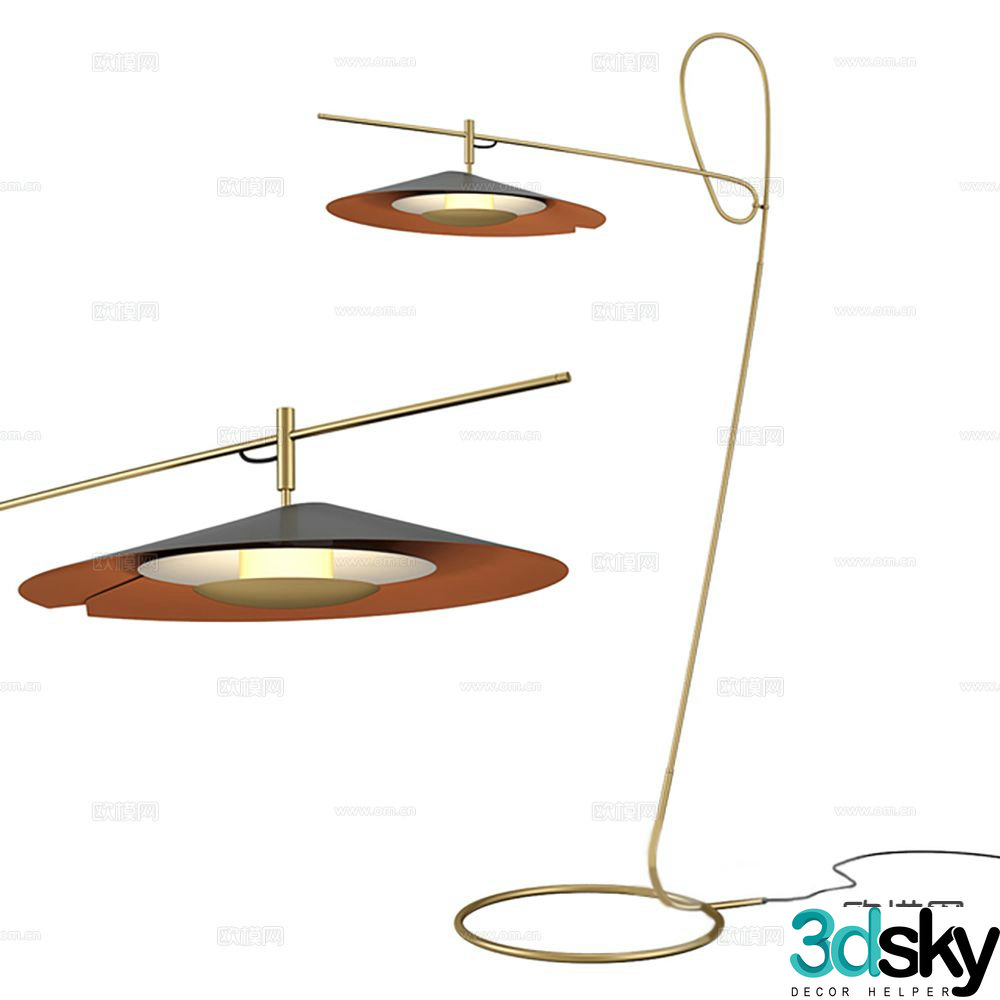 Floor lamp art lamp 3d model