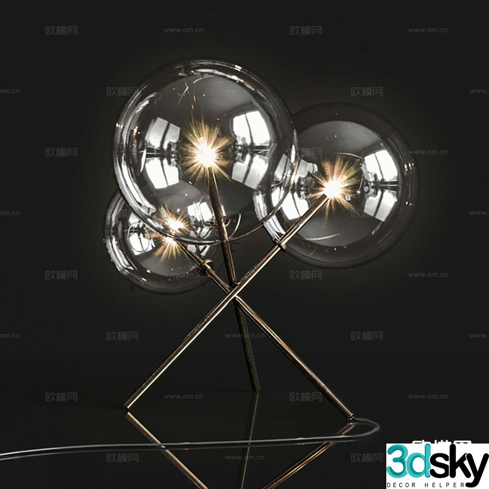 Floor lamp art lamp 3d model