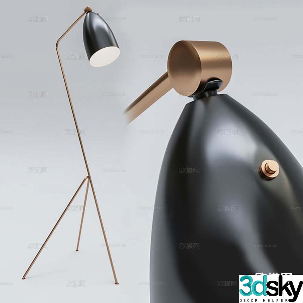 Floor lamp 3d model