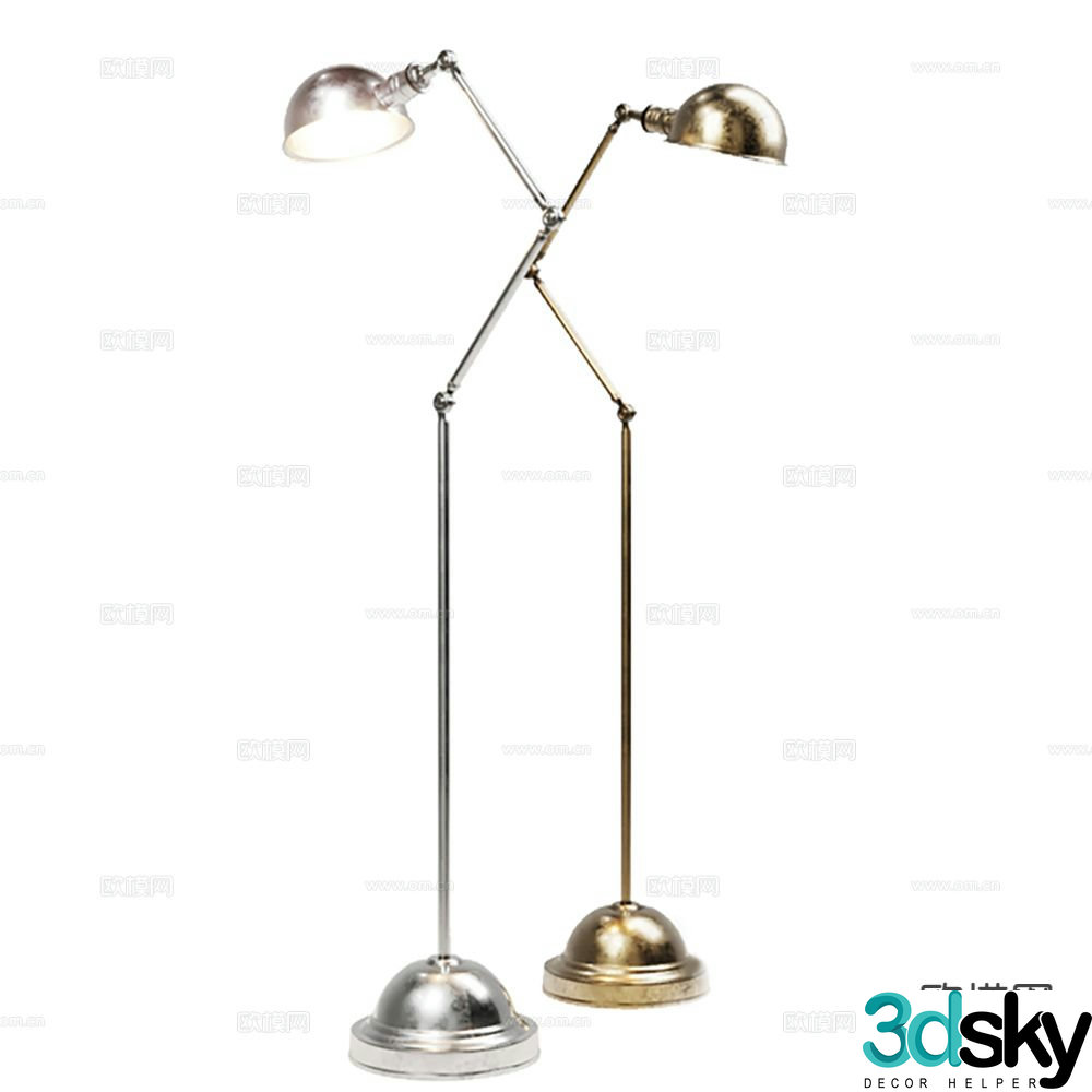 Modern floor lamp 3d model