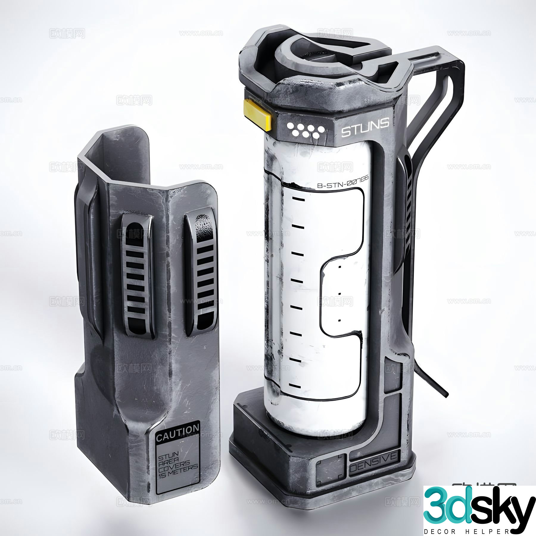 sci-fi controller 3d model