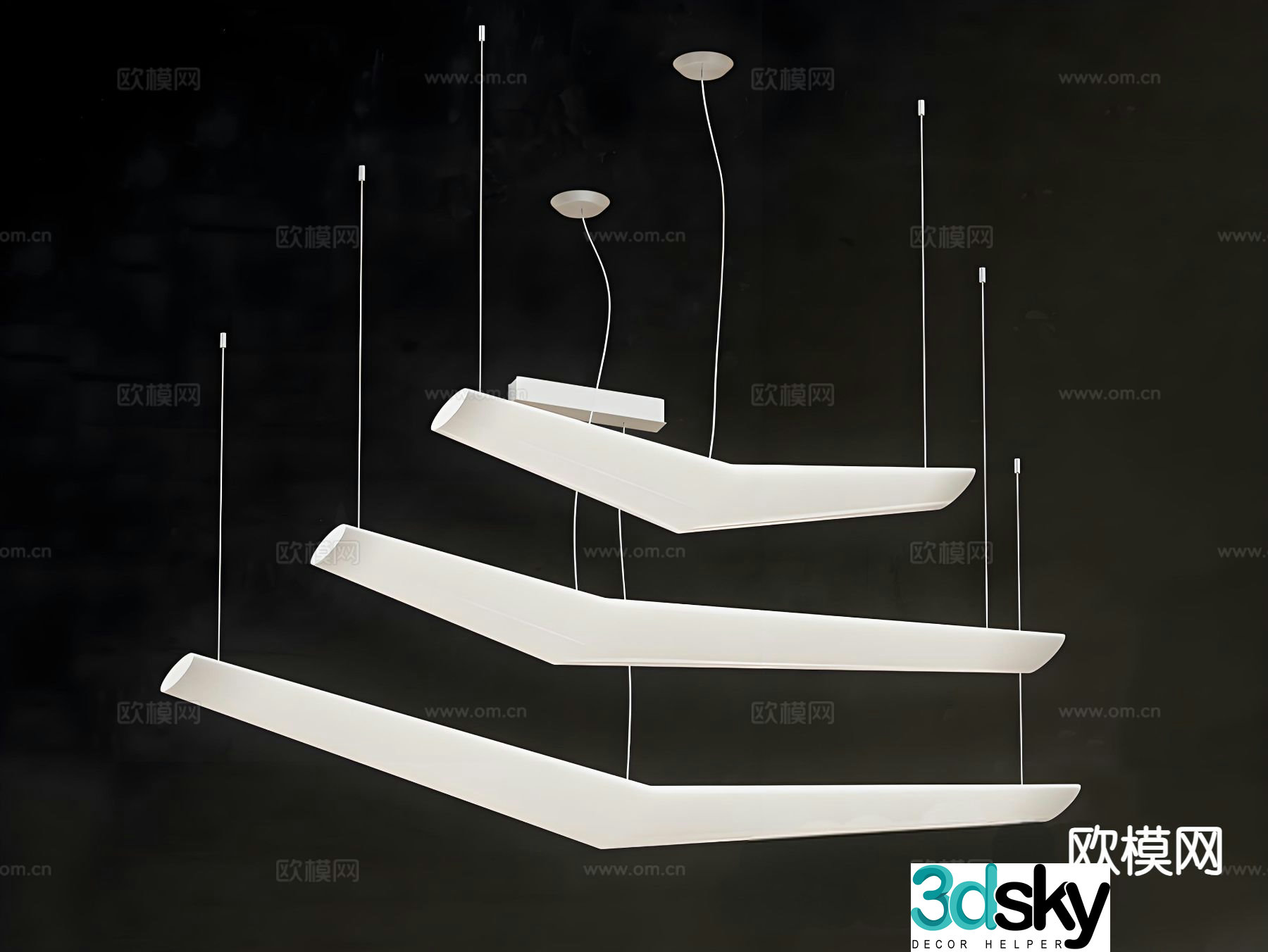 Creative chandelier 3d model