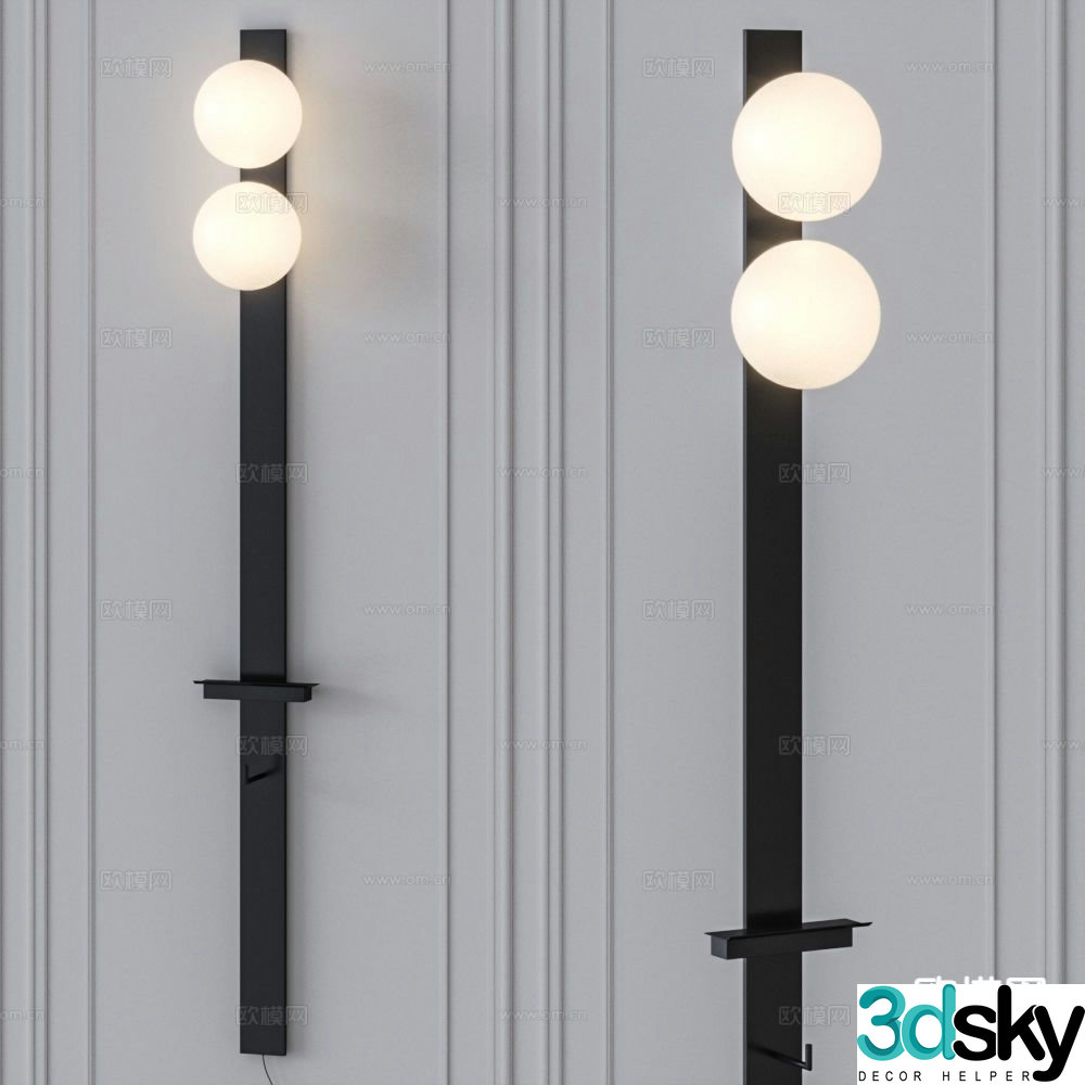 wall lamp 3d model