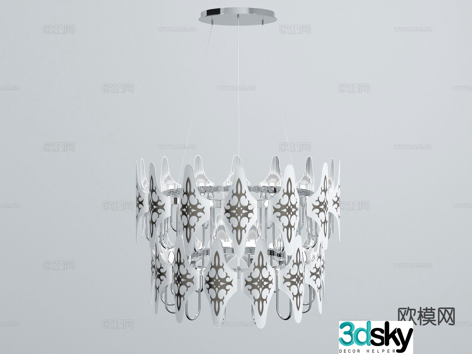 VISIONNAIRE Italian chandelier 3d model