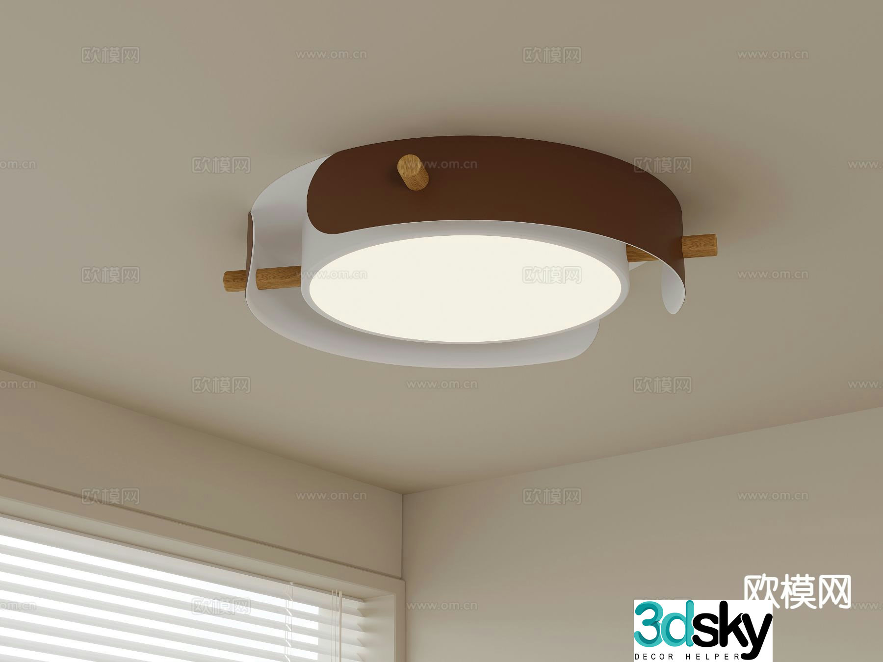 Modern ceiling lamp 3d model