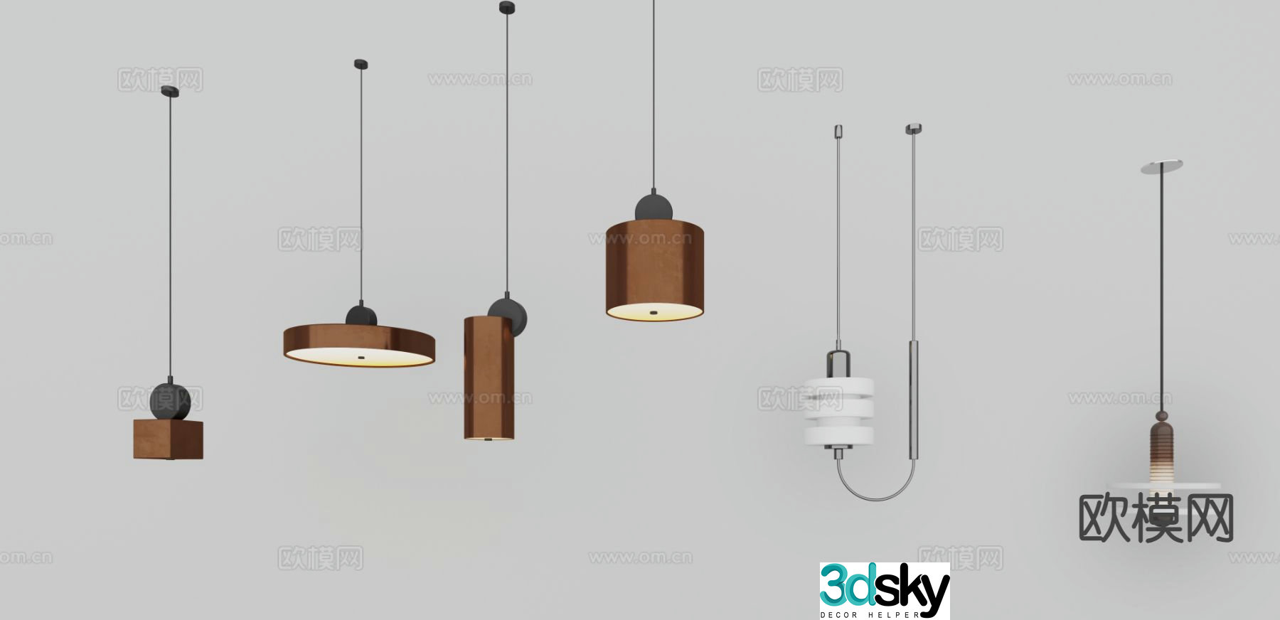 Modern small chandelier Fashion small chandelier 3d model