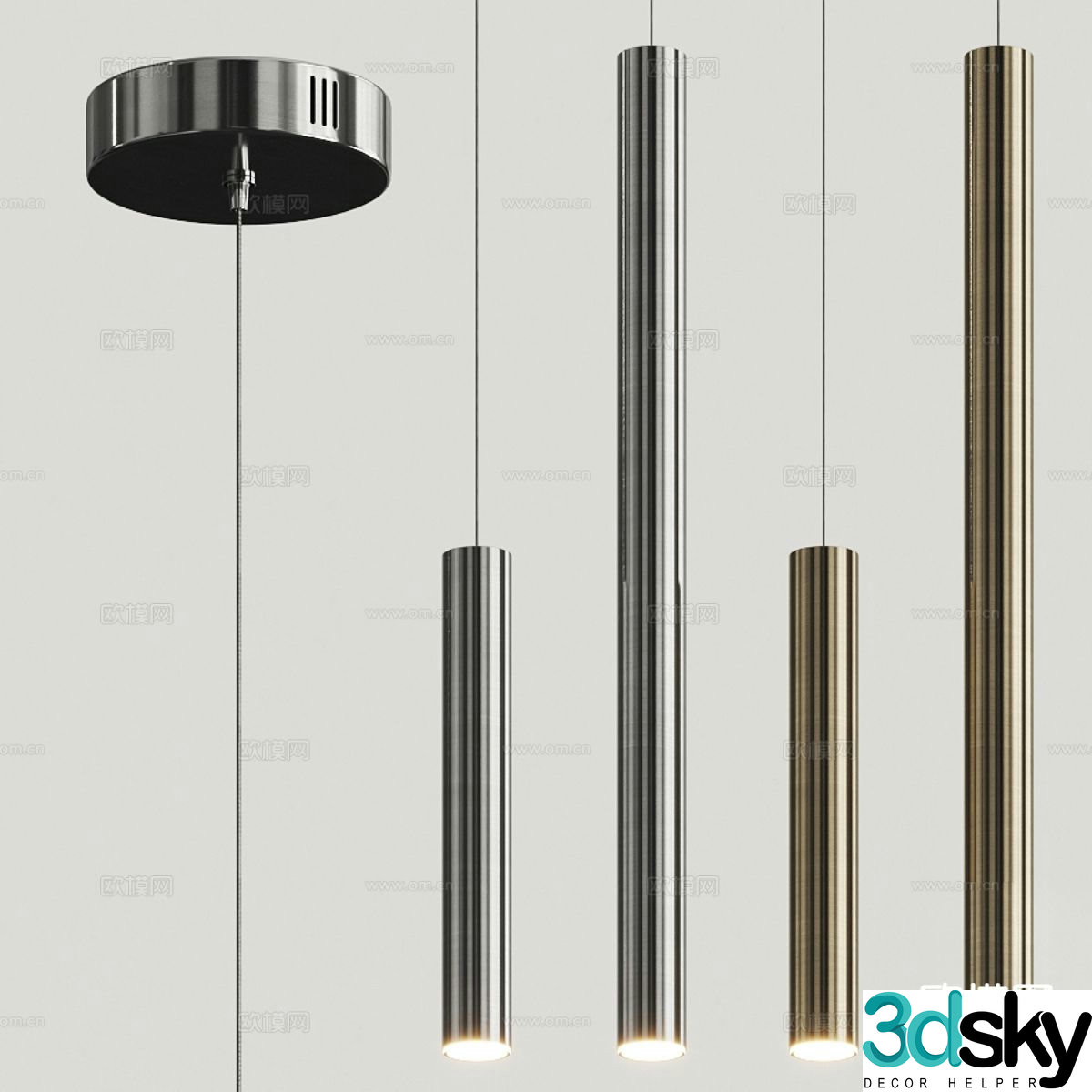 Creative chandelier 3d model