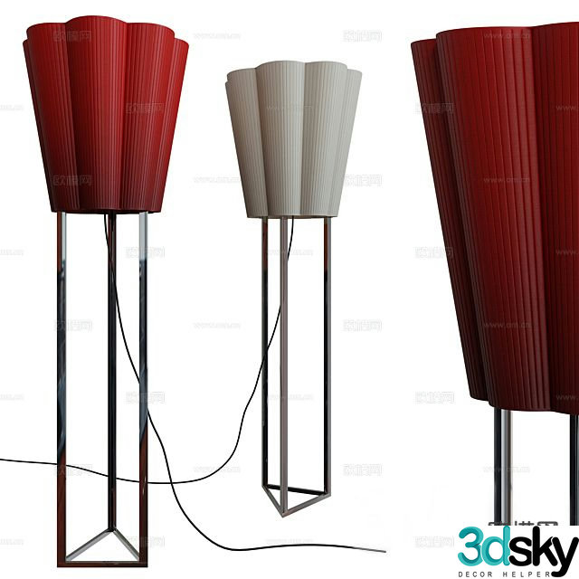 Italian floor lamp lighting lamp art lamp 3d model
