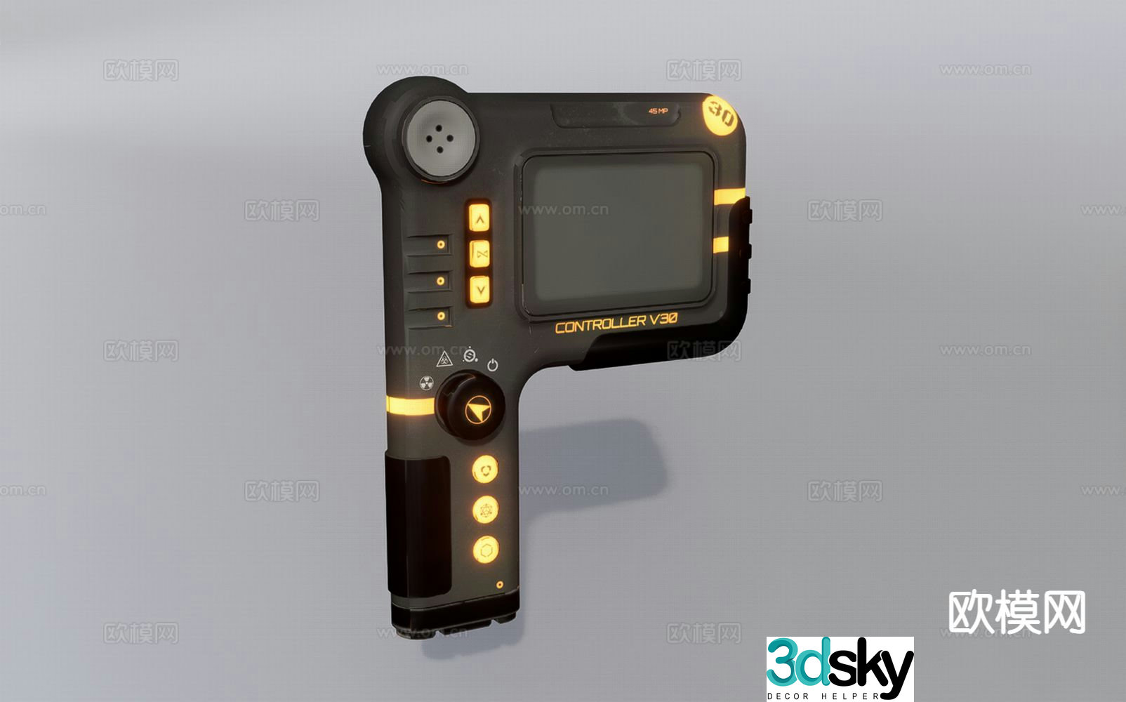 sci-fi controller 3d model