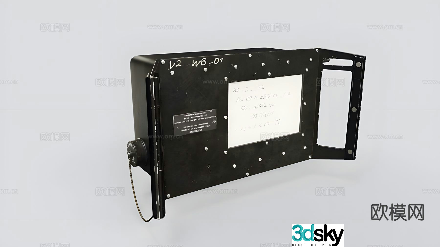 Industrial instrument 3d model
