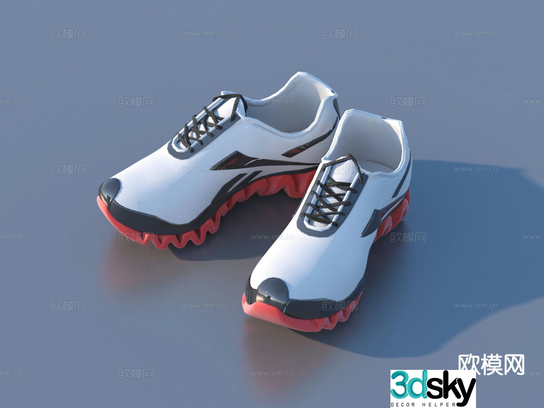 shoes sneakers running shoes basketball shoes 3d model