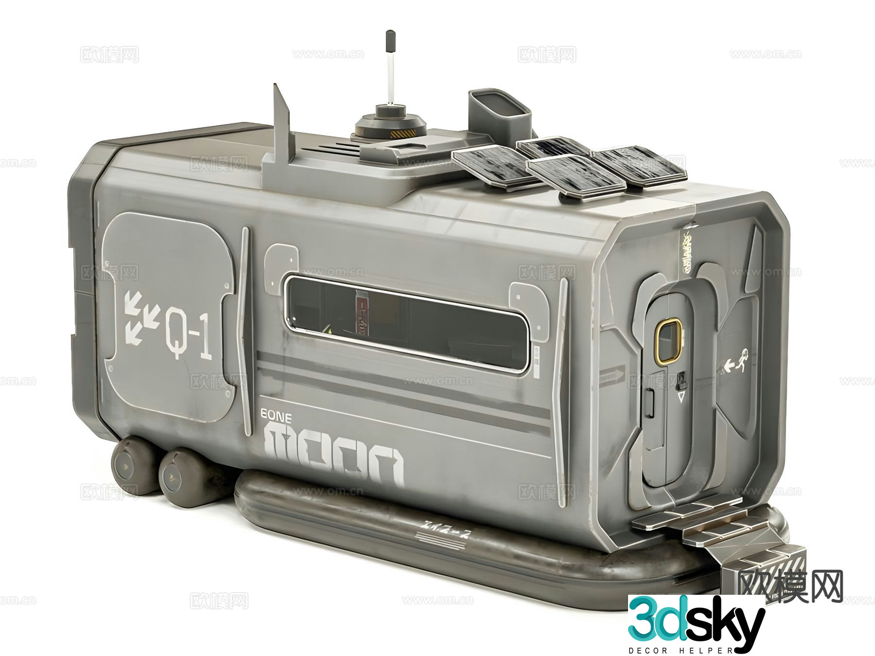 space station 3d model