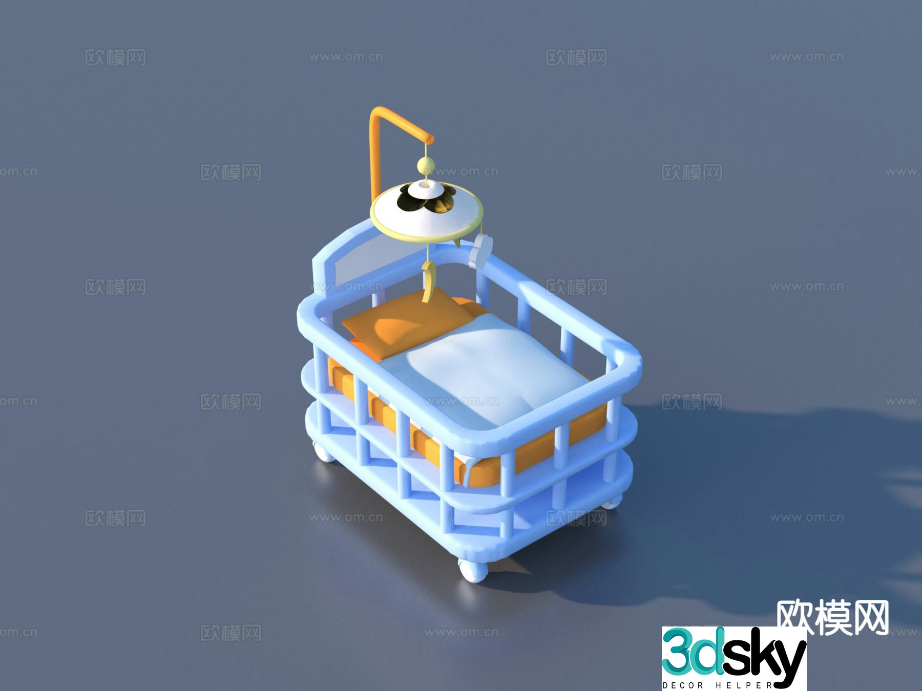 Cartoon toy sketch 3d model