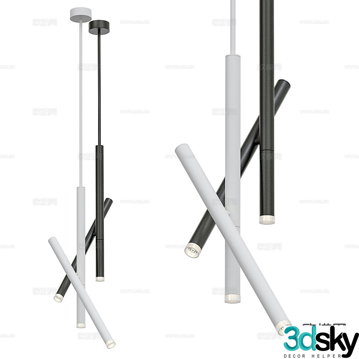 Bracket chandelier 3d model