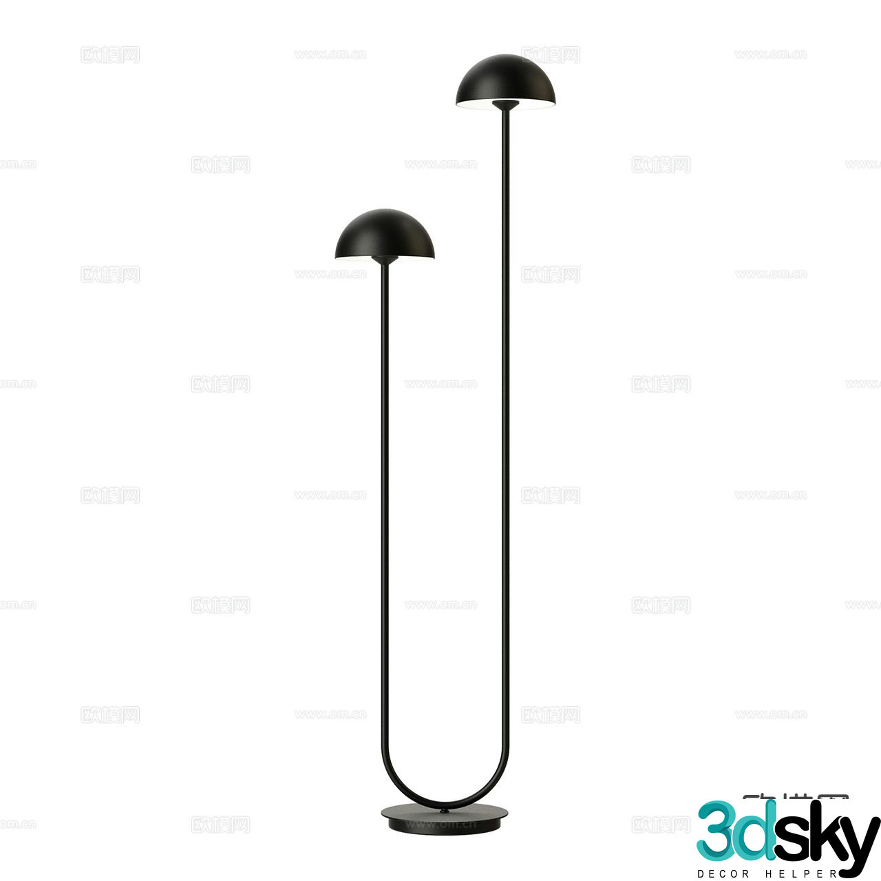 Modern floor lamp 3d model