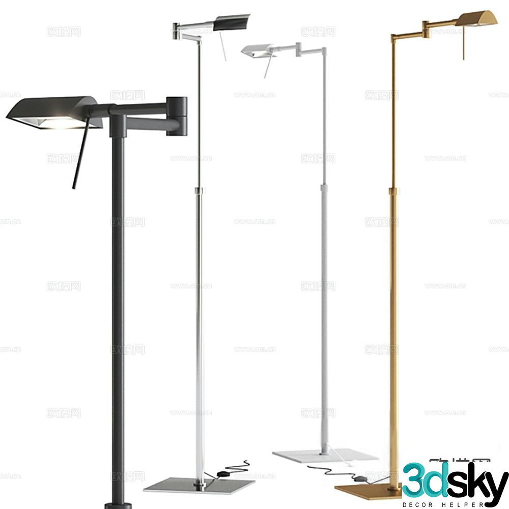 Modern floor lamp 3d model