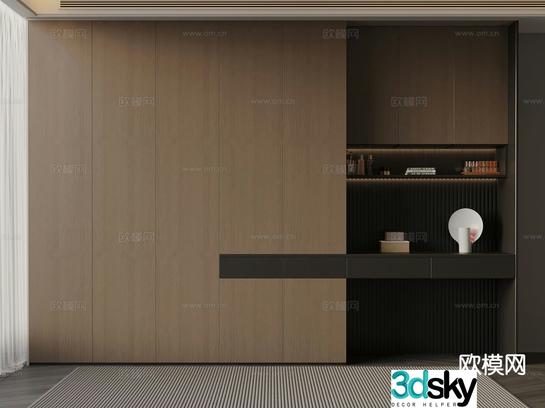 Italian wardrobe 3d model
