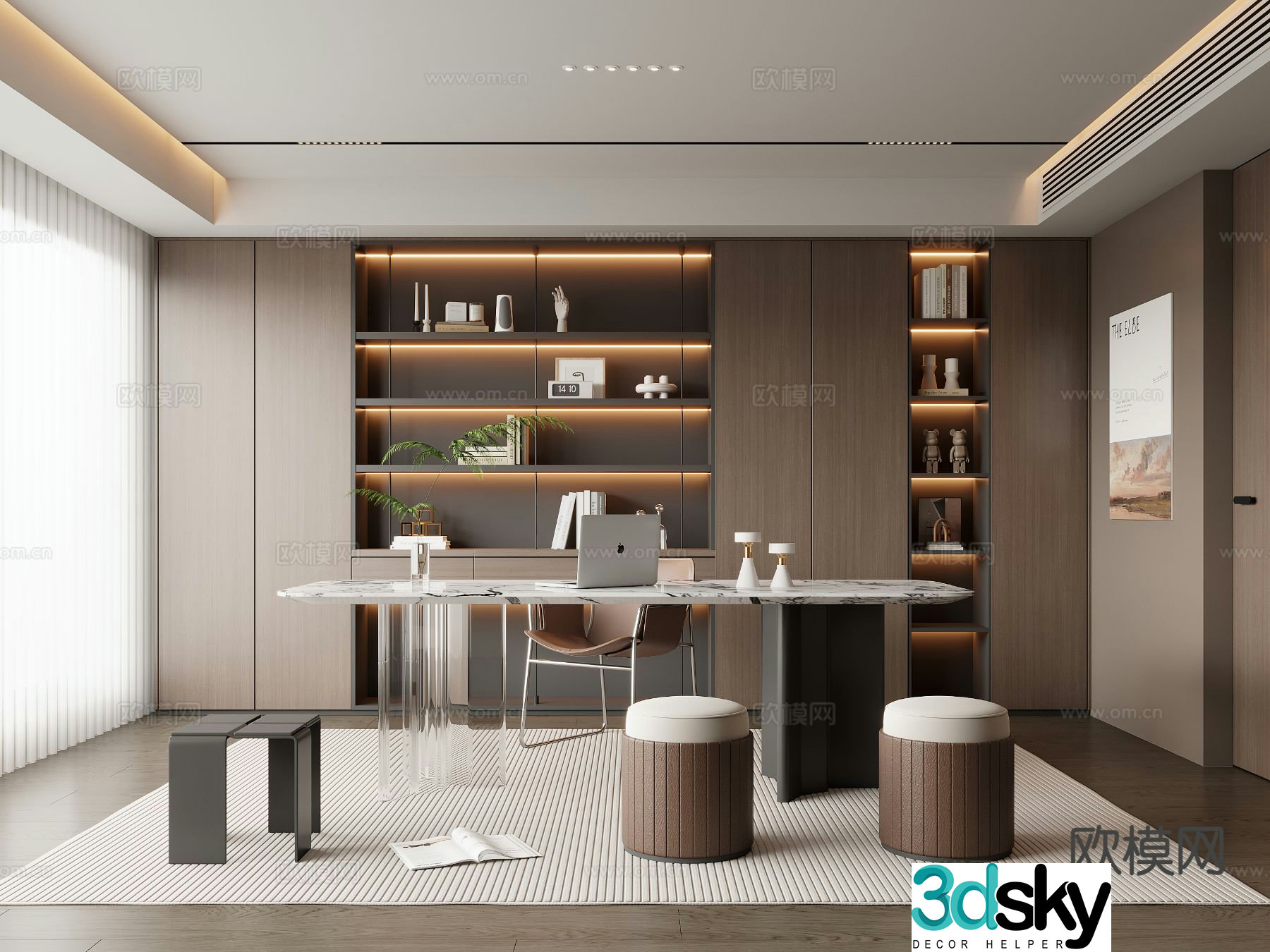 Italian study 3D model