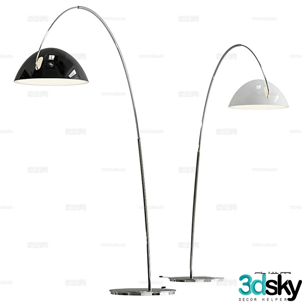 Modern floor lamp 3d model
