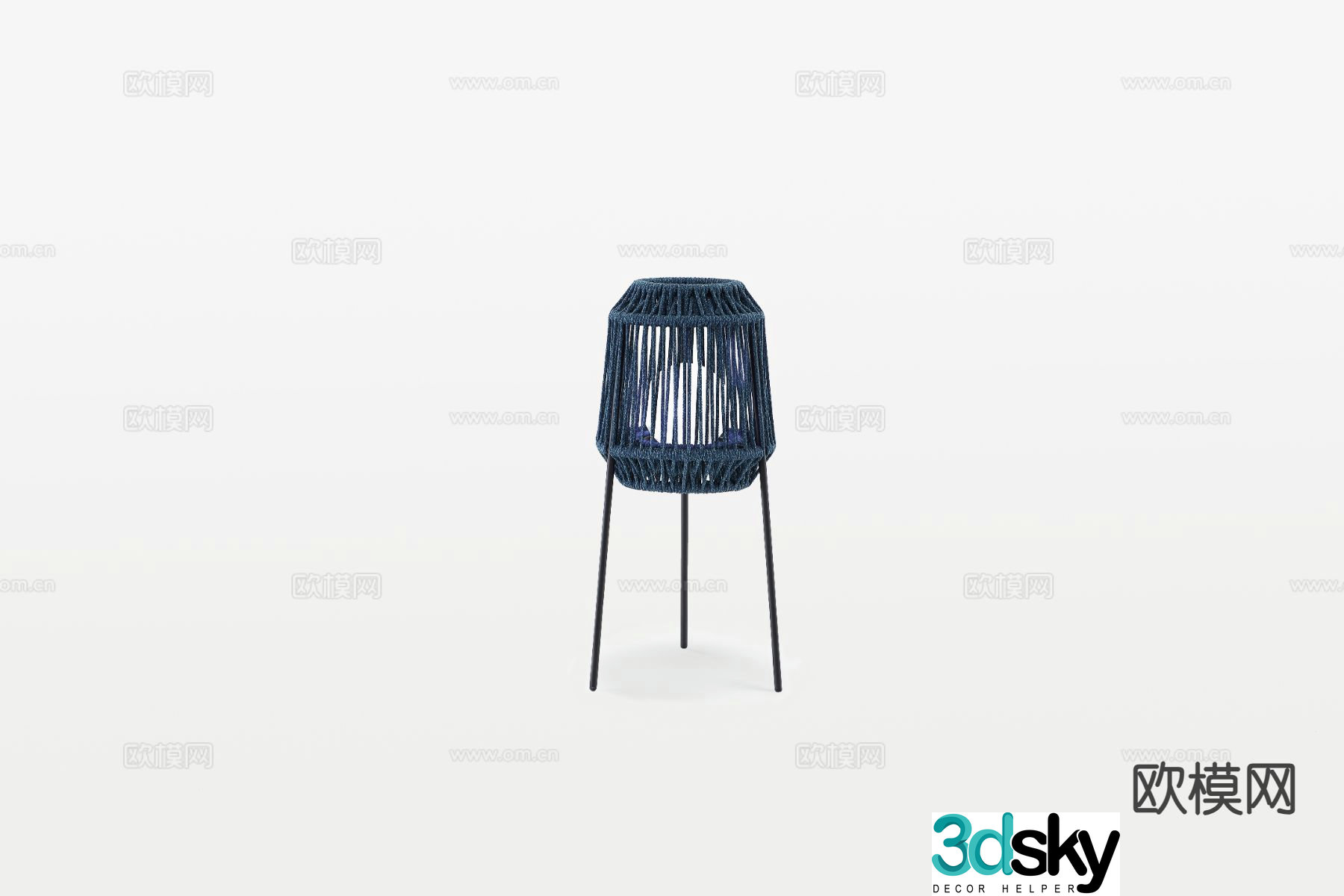 Garden lamp outdoor lamp floor lamp woven lamp atmosphere lamp Internet celebrity lamp 3D model