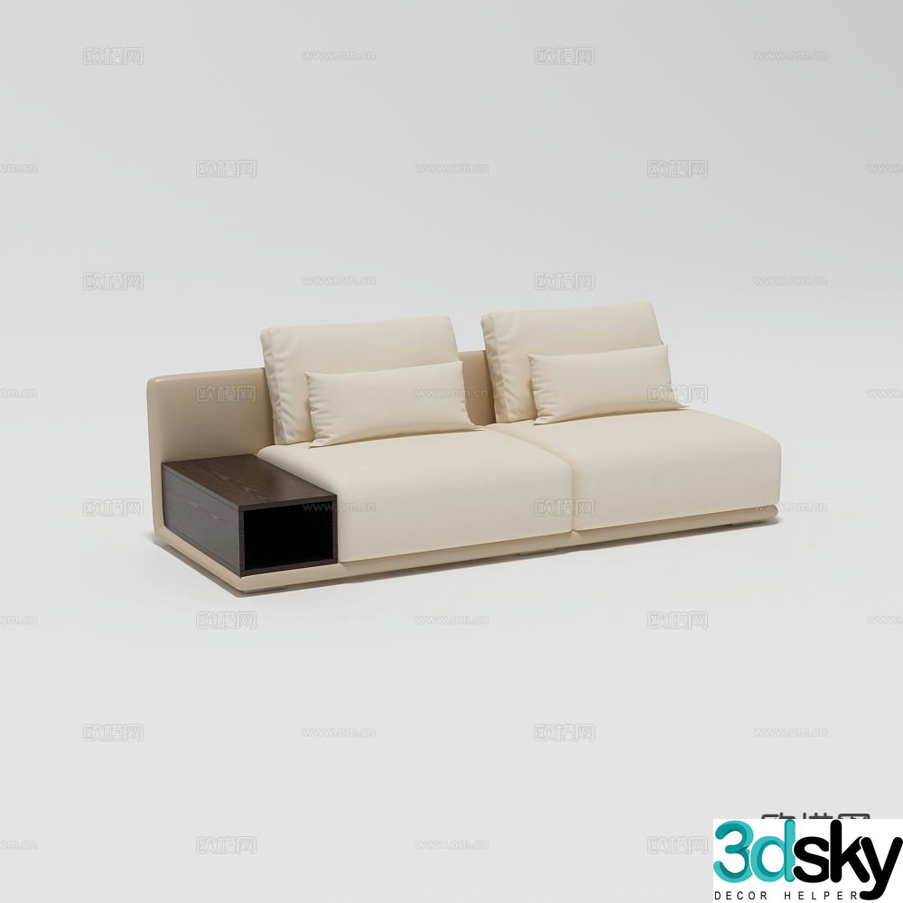 Italian love sofa 3d model