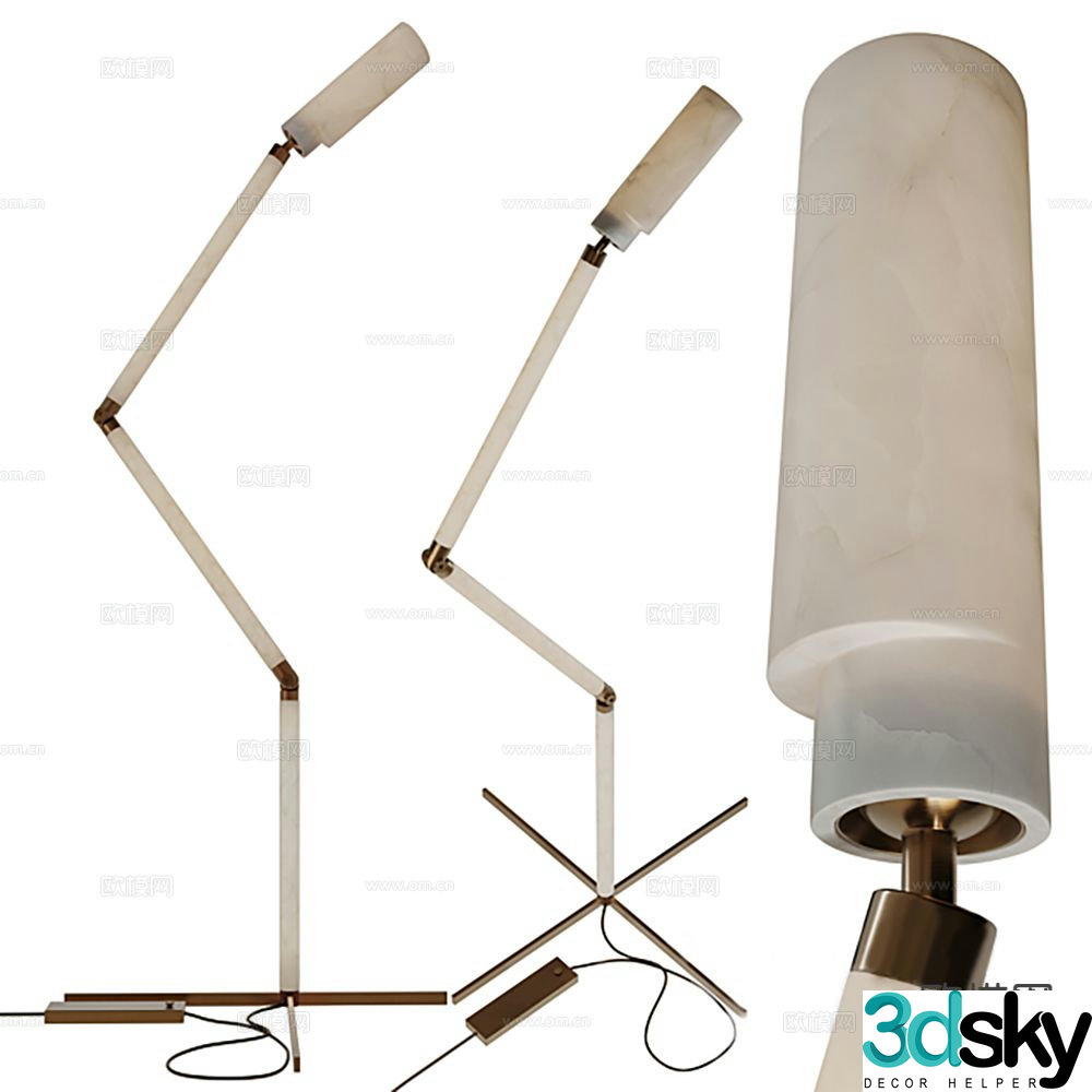 Modern floor lamp 3d model