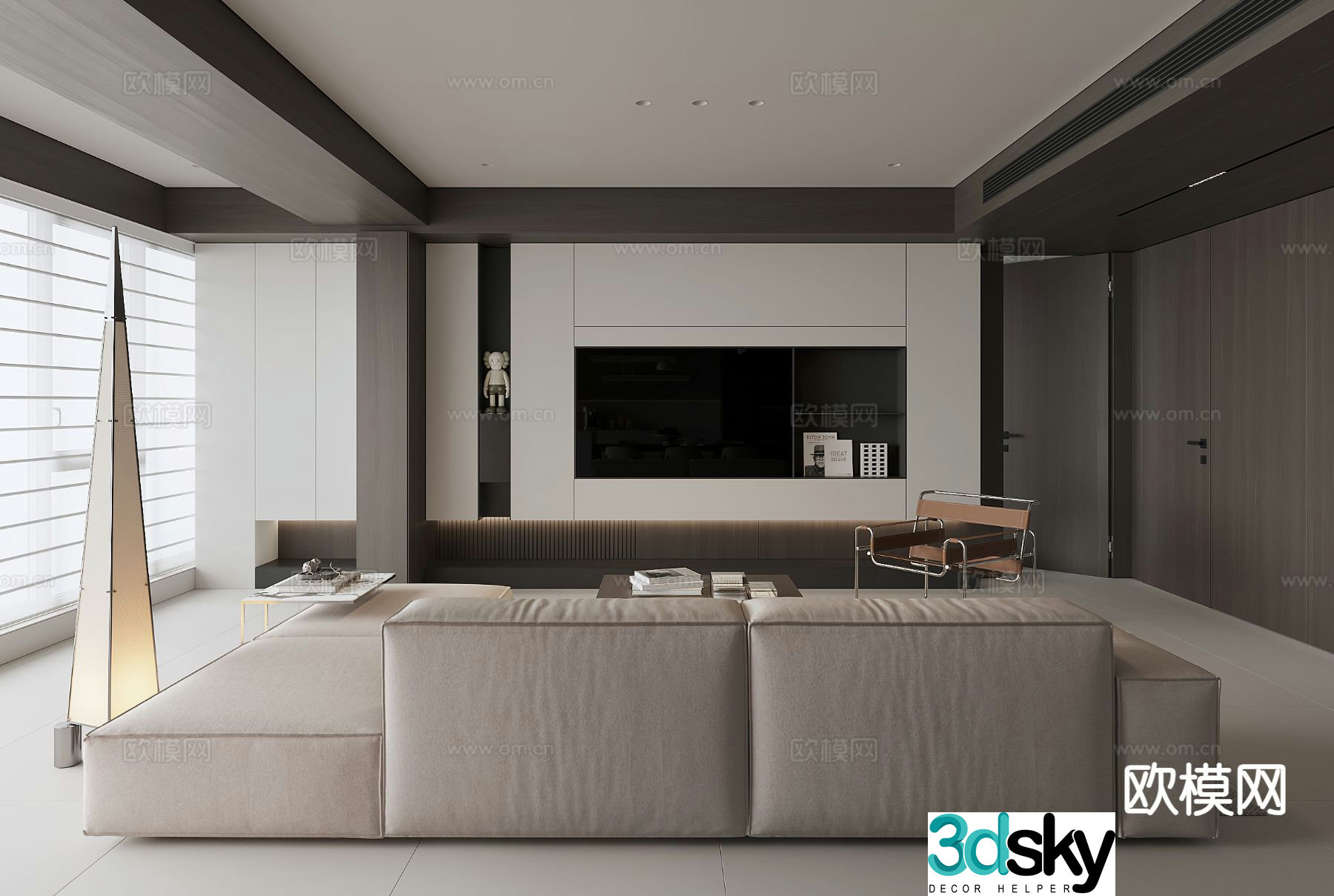 Italian living room 3d model