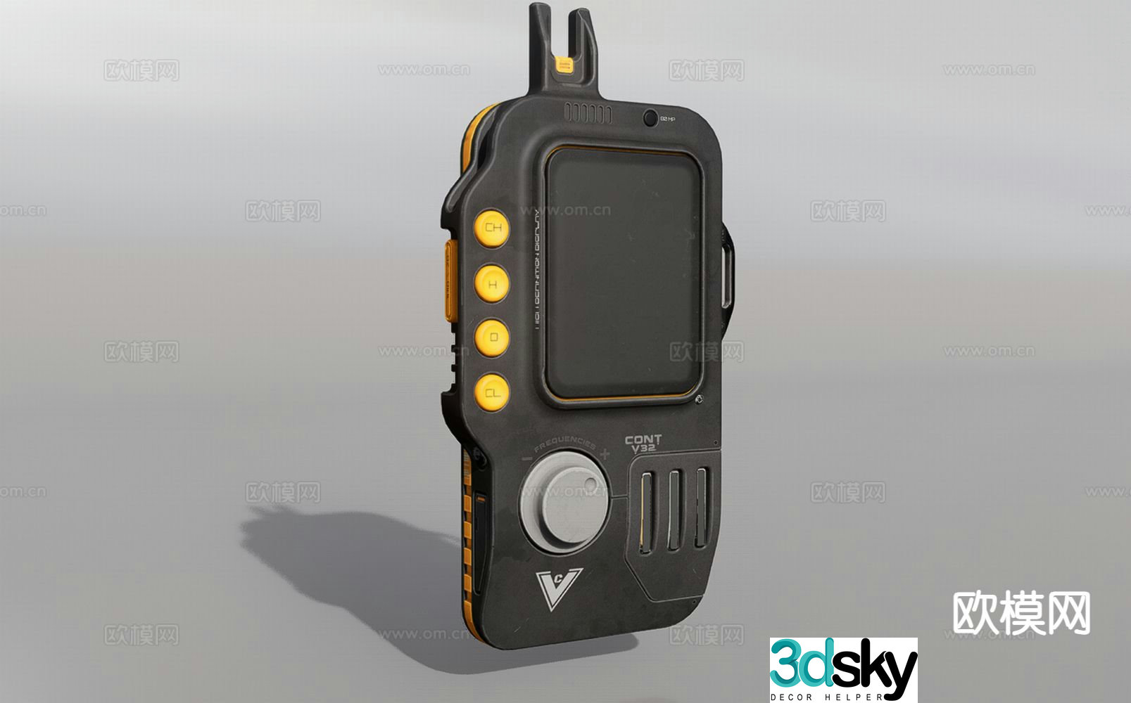 sci-fi controller 3d model