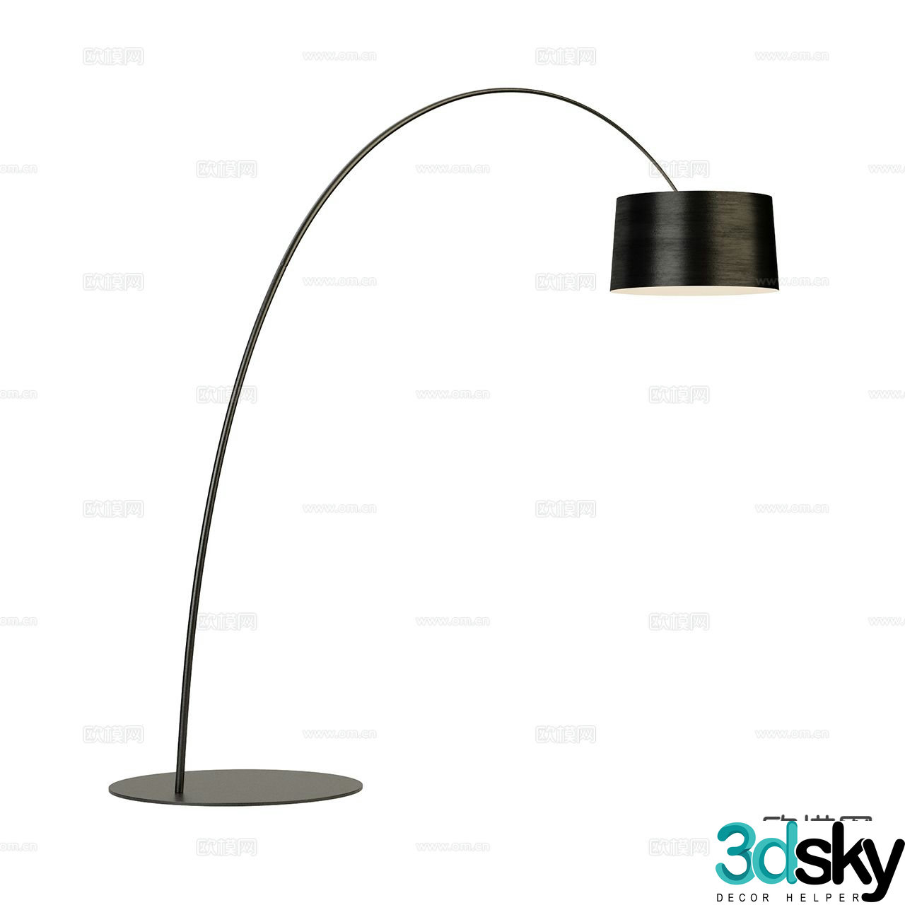 Modern floor lamp 3d model